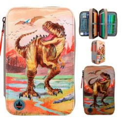 Detailansicht des Artikels: 012381 - Dino World 3-Fach Federtasche